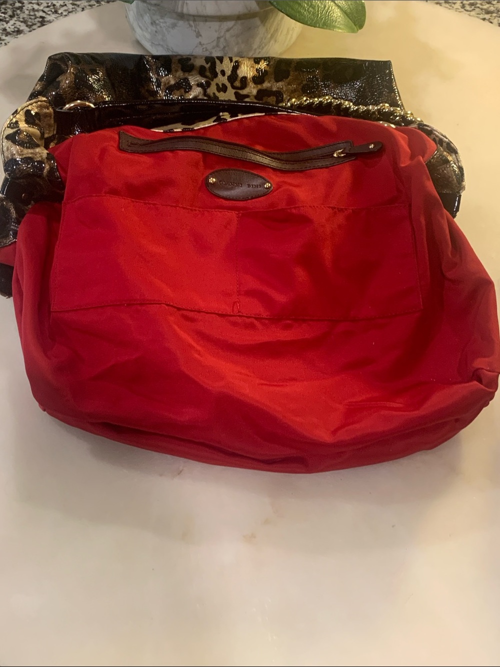 Gianni Bini Leopard and Tan Satchel - Picture 13 of 15